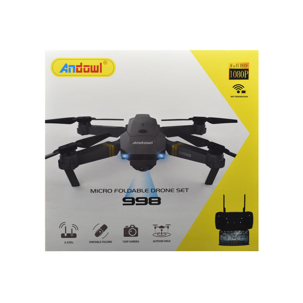 andowl 998 micro foldable drone