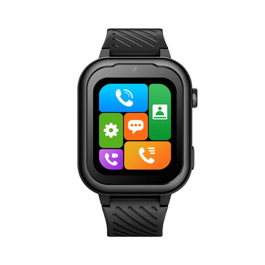 INTIME GPS smartwatch gia paidia IT-061,1.85 , kamera, 4G, IPX7, mavro