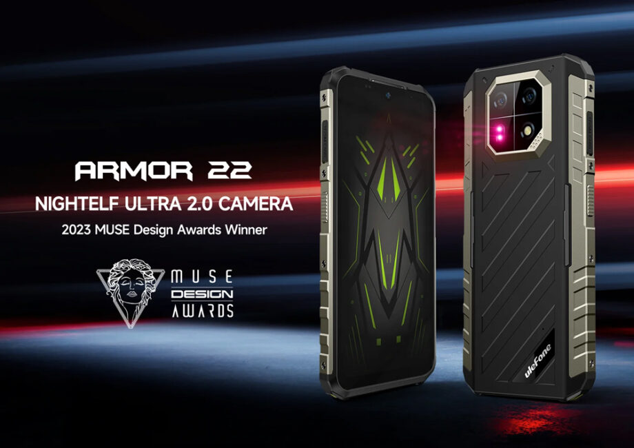 ULEFONE smartphone Armor 22, 6.58", 8/256GB, 6600mAh, IP68/IP69K, μαύρο